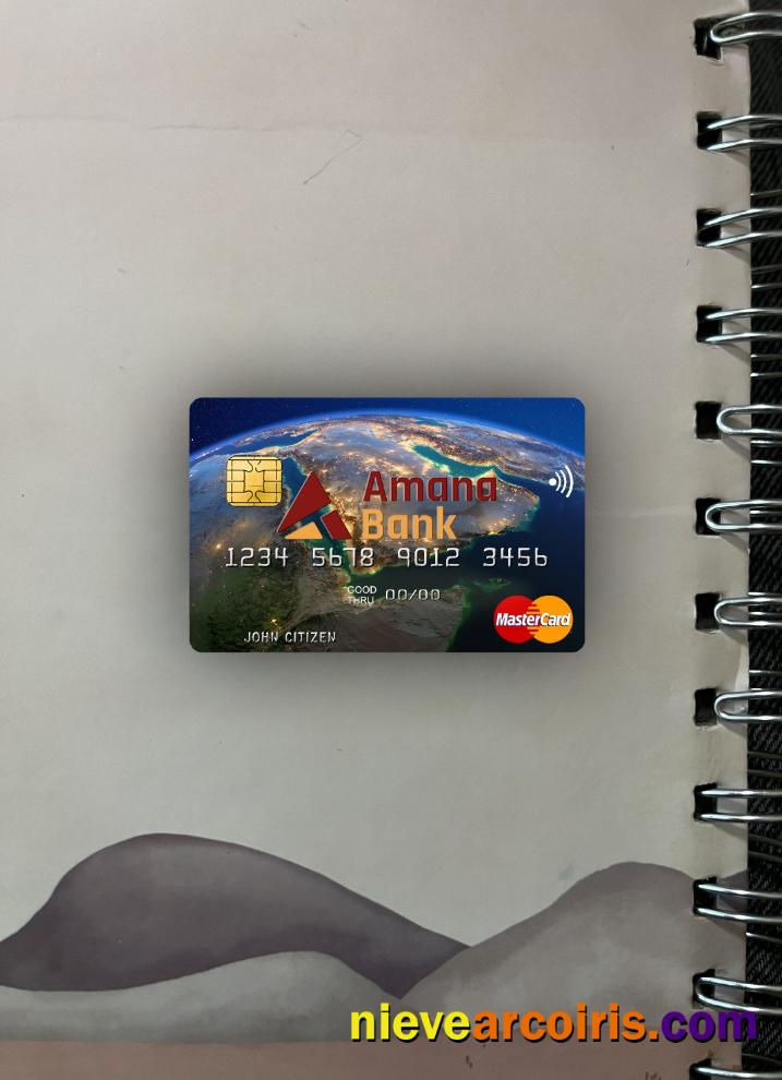 Somalia Amana Bank mastercard photolook